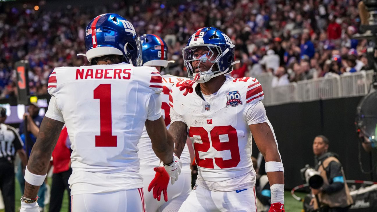 Giants’ Malik Nabers practices; Tyrone Tracy cleared to play