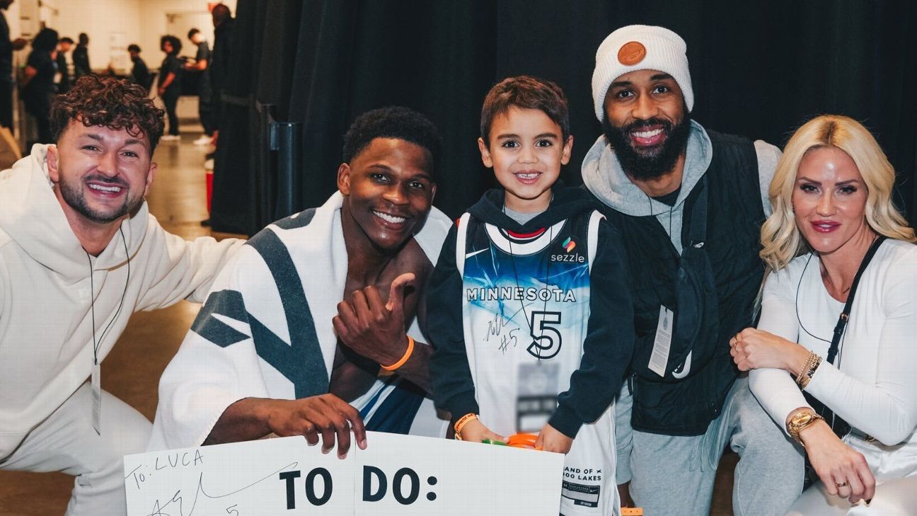 Anthony Edwards' Heartwarming Reunion with Young Fan at NBA All-Star Weekend