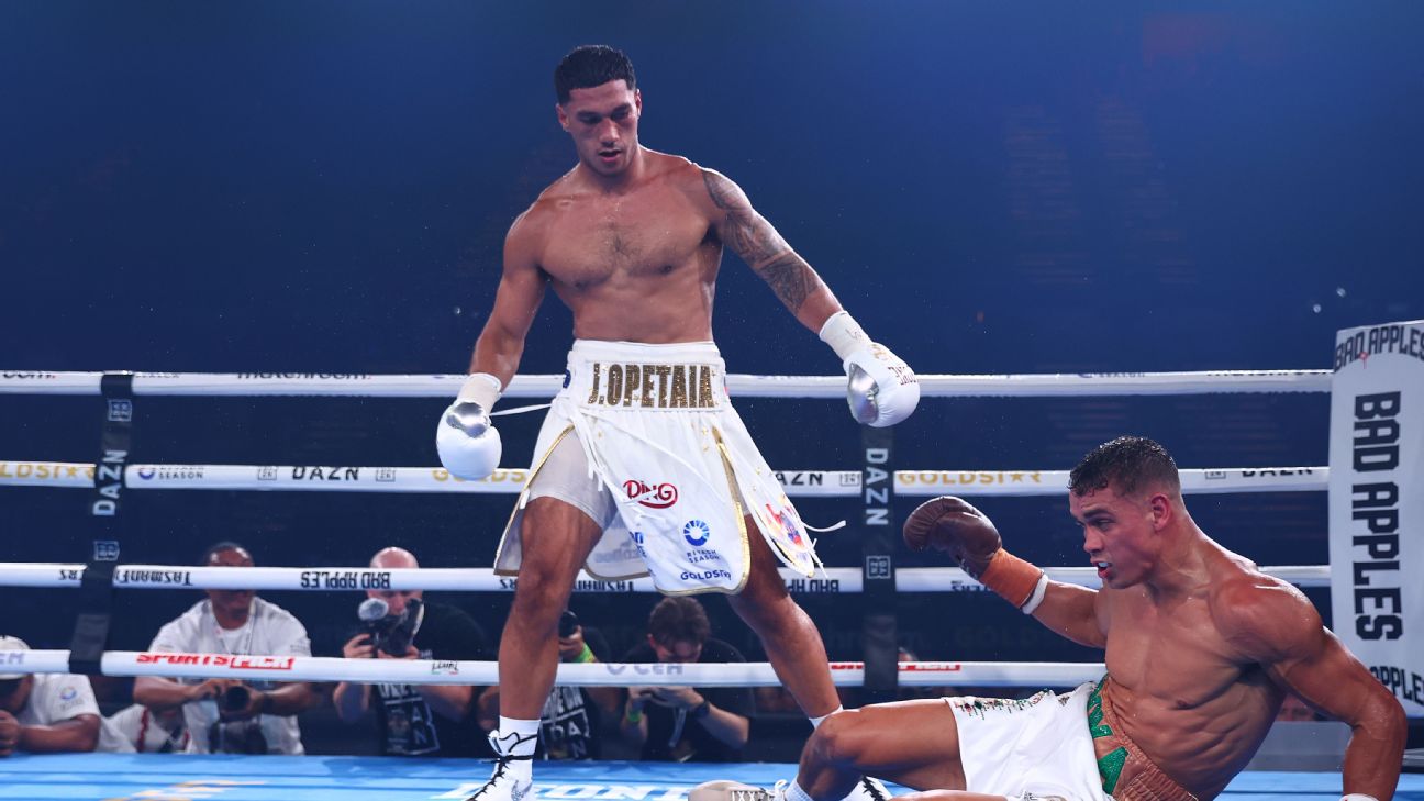 Jai Opetaia Dominates David Nyika in Cruiserweight Title Bout