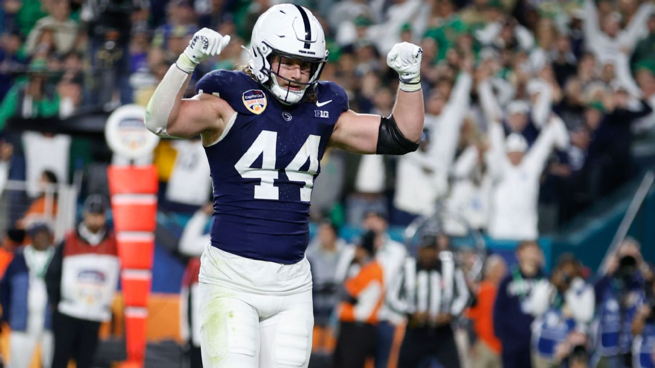 Penn State All-American TE Tyler Warren declares for NFL draft