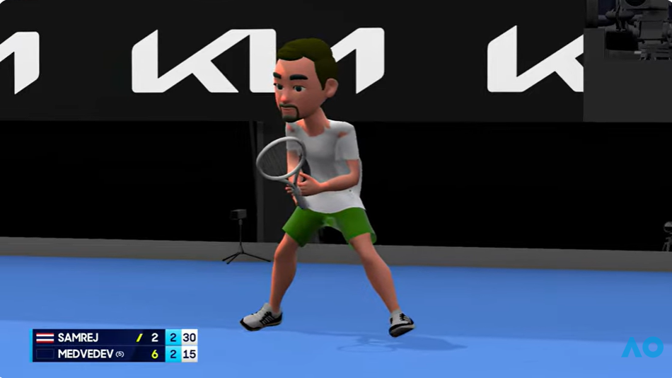 Australian Open uses Wii-like animations to bypass broadcast restrictions