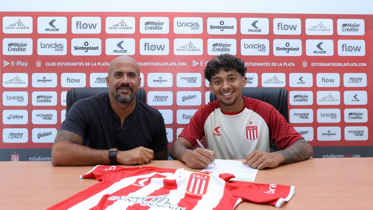 Estudiantes oficializó el fichaje de Cristian Medina - ESPN