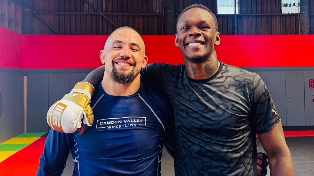 Israel Adesanya and Robert Whittaker: Training together