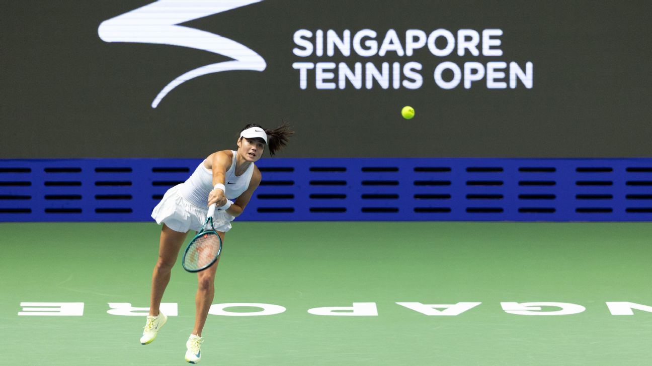 Raducanu Reflects on Irony of Early Exit in Singapore Tournament