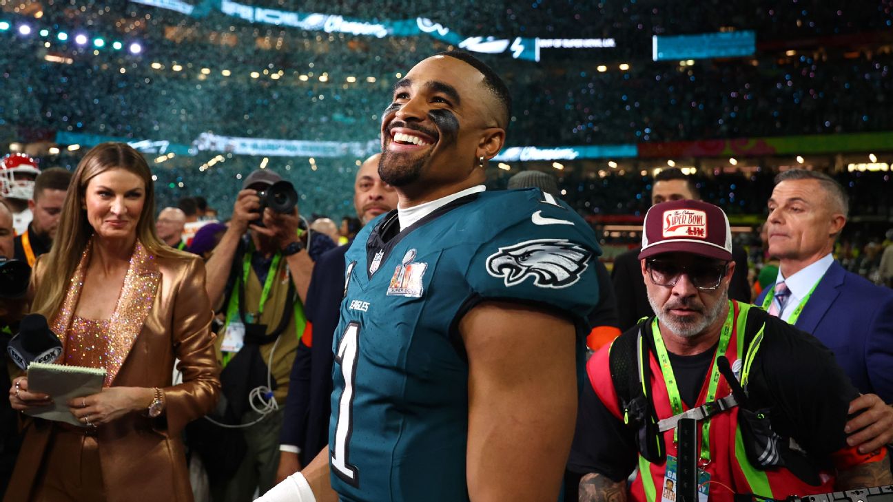 Eagles quarterback Jalen Hurts named MVP of Super Bowl LIX - 6abc Philadelphia