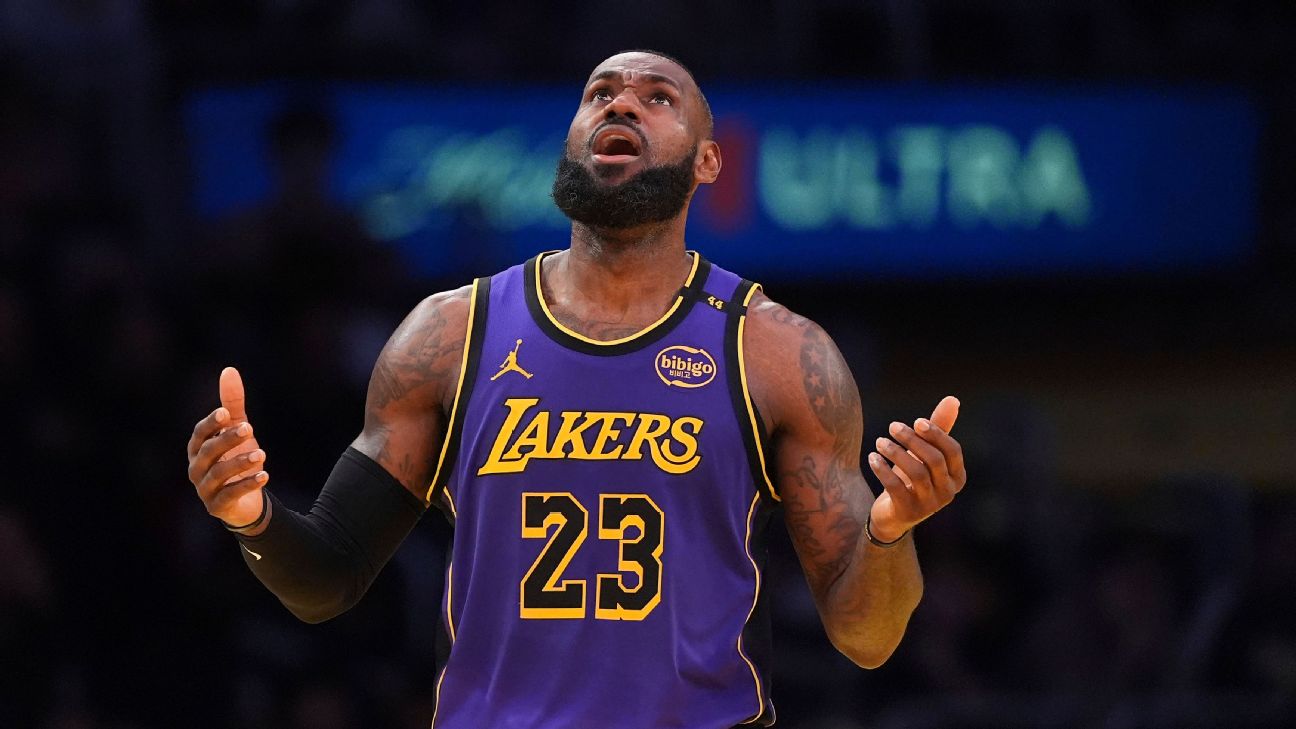 LeBron is having a historic run of bad luck -- let's find out why - ESPN