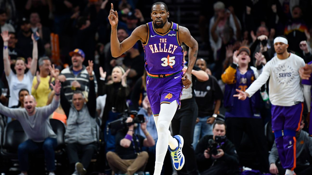Kevin Durant will be a player to watch in trade discussions this offseason.