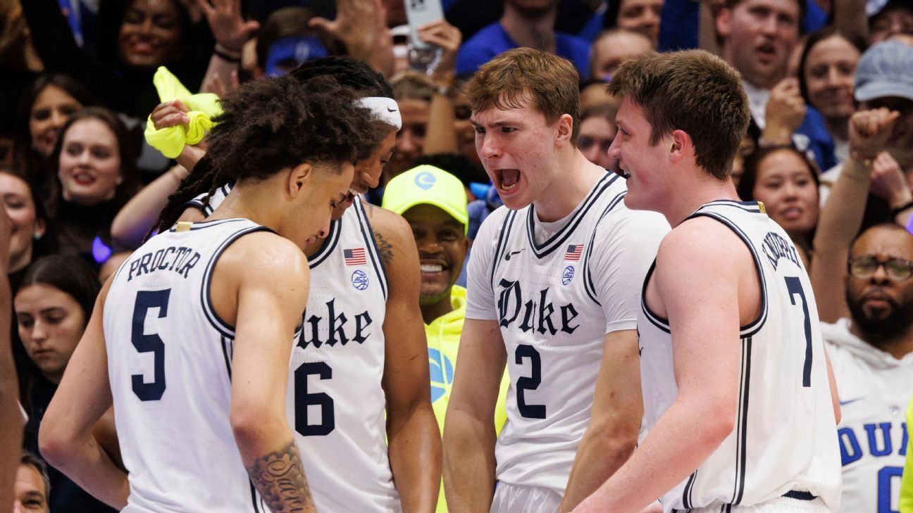 NCAAM Power Rankings: Duke Claims Top Spot, Final Weekend Showdowns Set