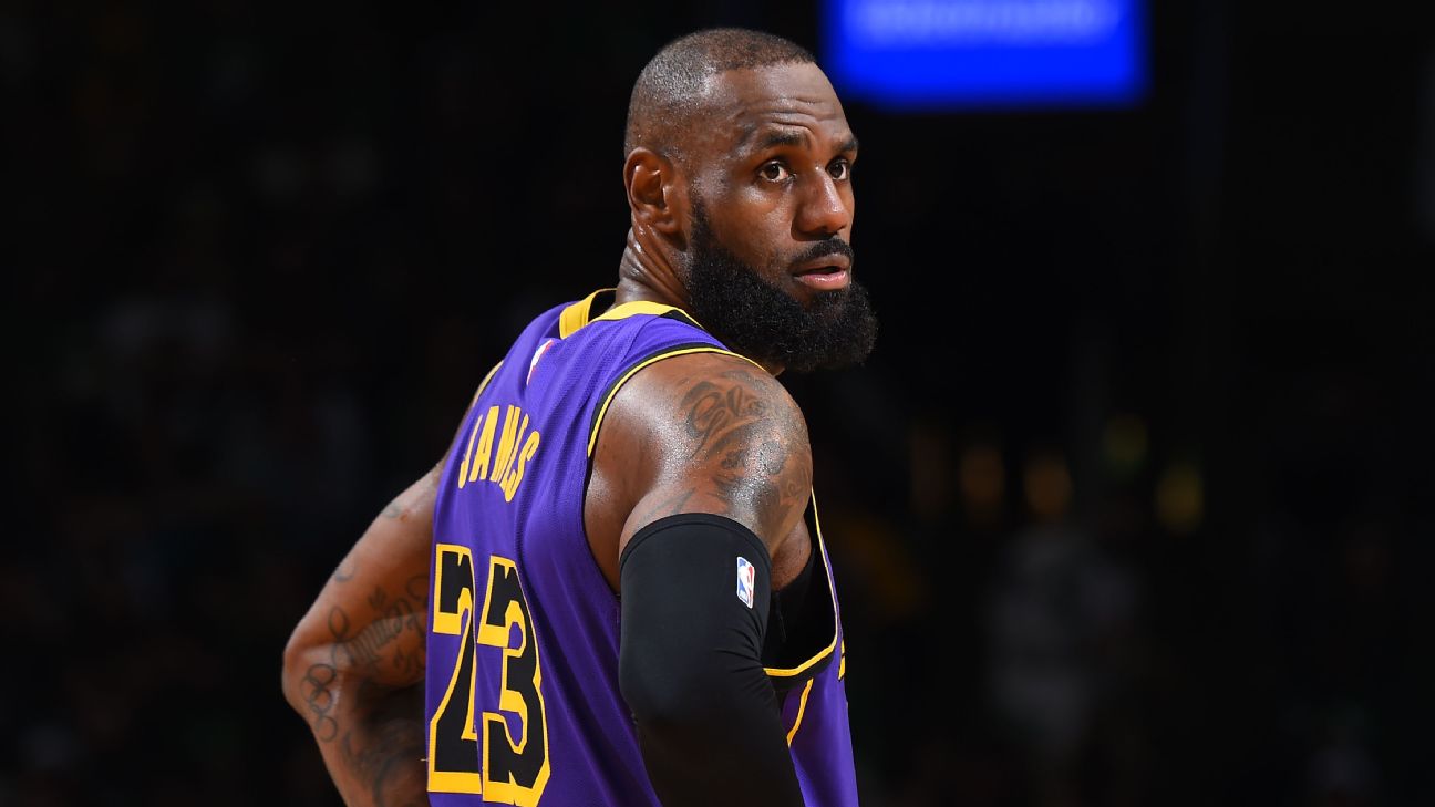 Sources - Lakers' LeBron James expected to miss at least 1-2 weeks