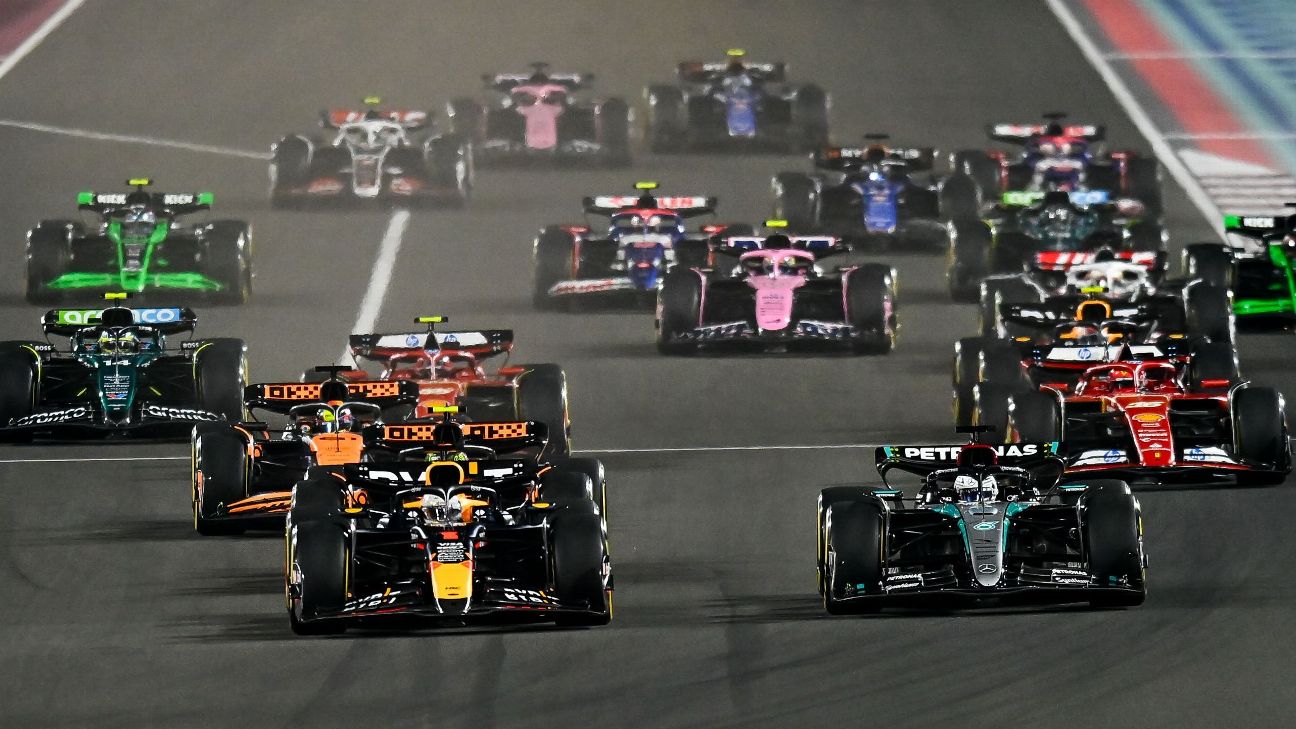 Calendario completo de la temporada 2025 de F1 - ESPN