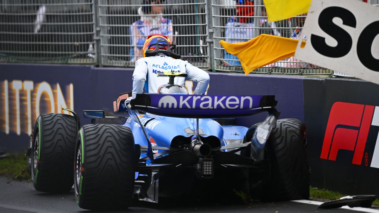 Sainz se retira en su debut con Williams en F1