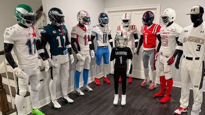 A.J. Brown's Unique Mannequin Collection Showcases NFL Journey and Super Bowl Triumph