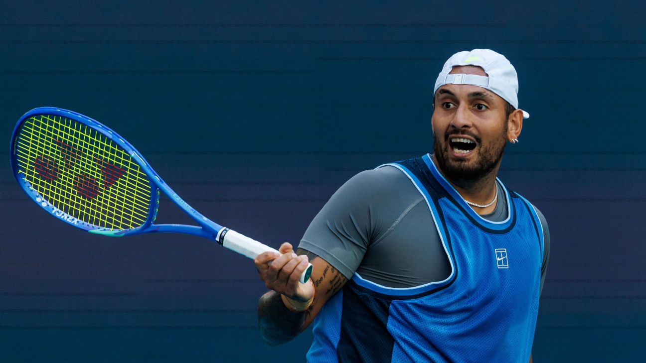 Nick Kyrgios estalla de ira en el Miami Open