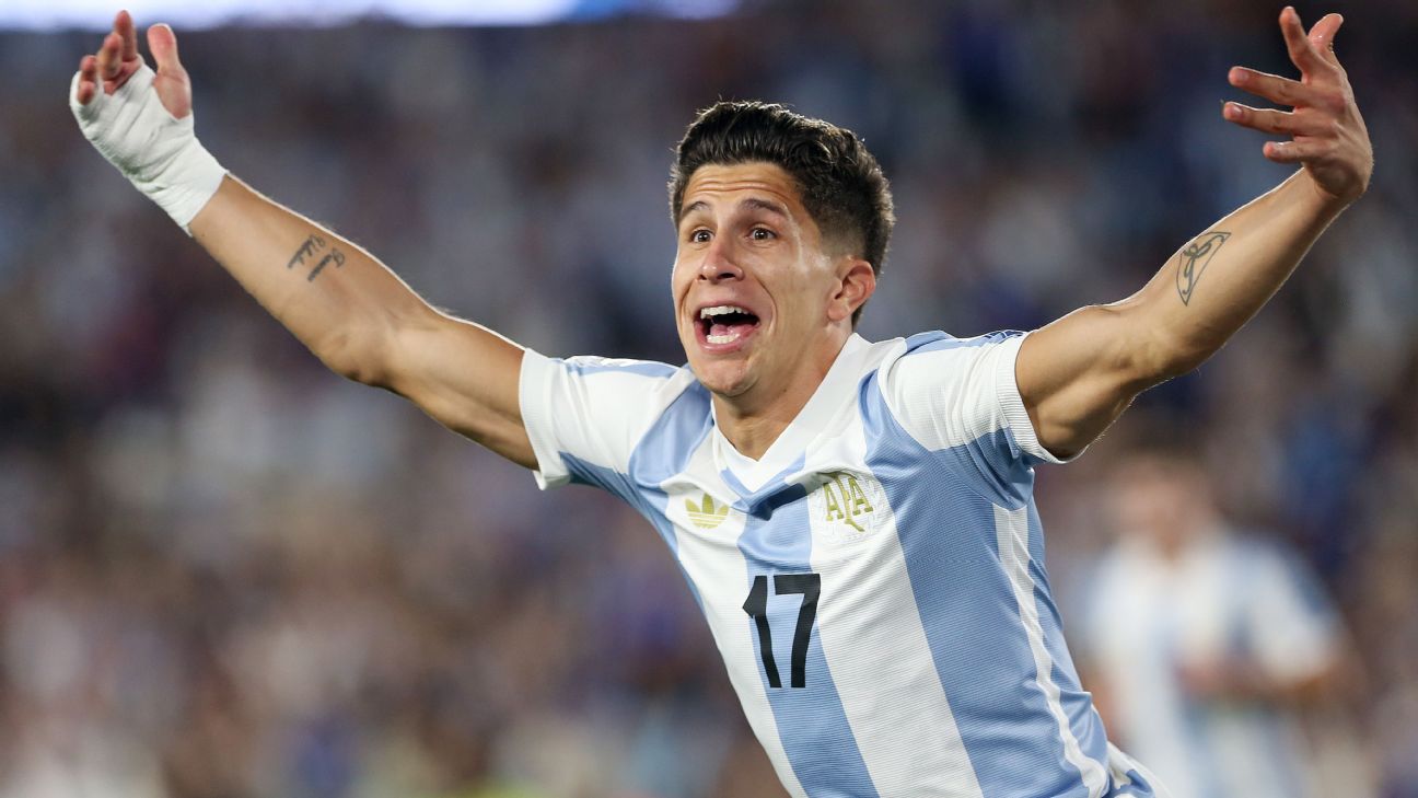 Giuliano Simeone llegó a Argentina y se ilusiona con jugar el Mundial 2026 - ESPN