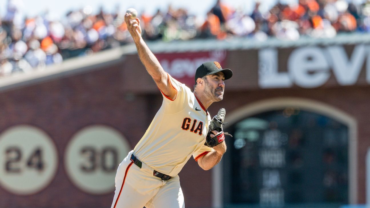 Giants’ Justin Verlander Returns From Injury Wednesday vs Guardians
