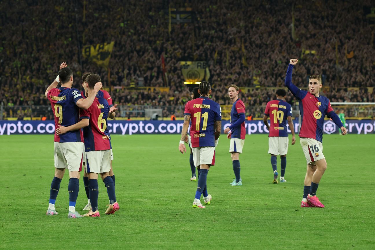Barcelona 1-3 Dortmund (Apr 15, 2025) Game Analysis - ESPN