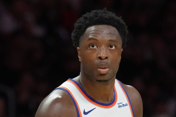Knicks' Anunoby exits in first quarter with hamstring injury