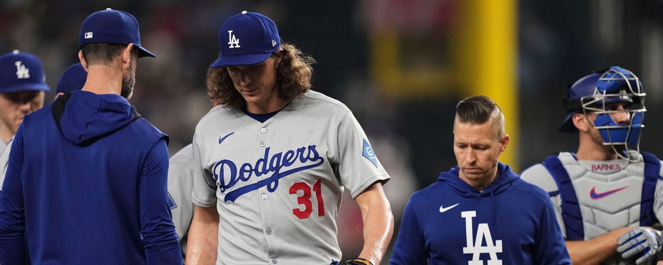 Tyler Glasnow - Los Angeles Dodgers Starting Pitcher - ESPN (PH)