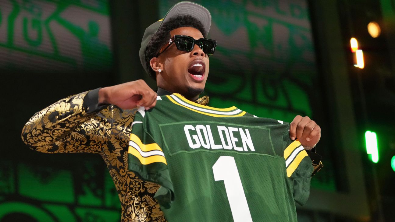 NFL draft - Matthew Golden is Packers' first 1st-round WR since '02 - ESPN