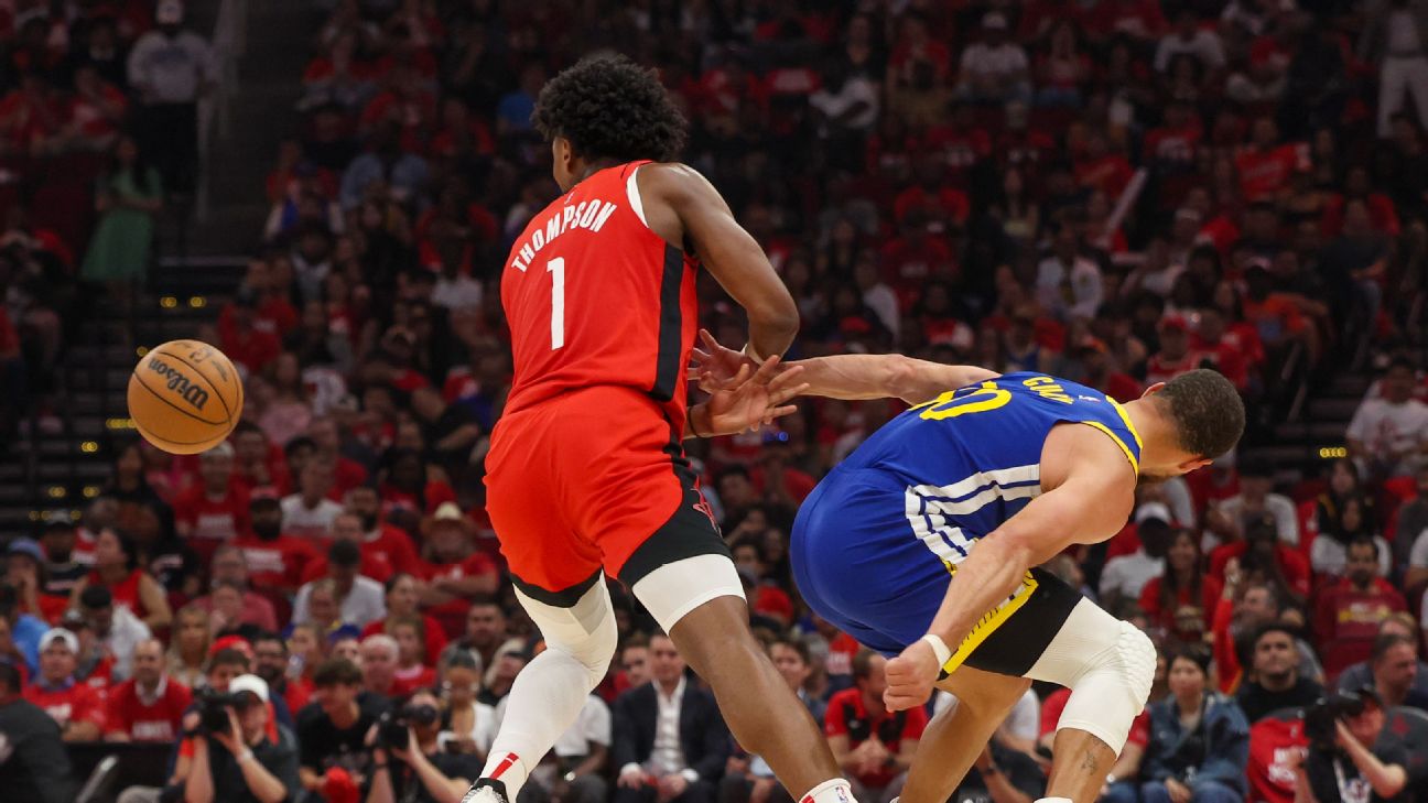 Amen Thompson's all-around Game 5 powers Rockets by Warriors