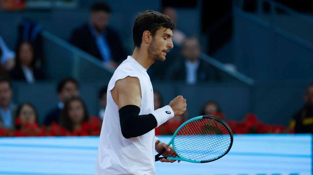 Musetti sigue encendido en el Madrid Open: pasó a semifinales y se aseguró  el top 10 - ESPN