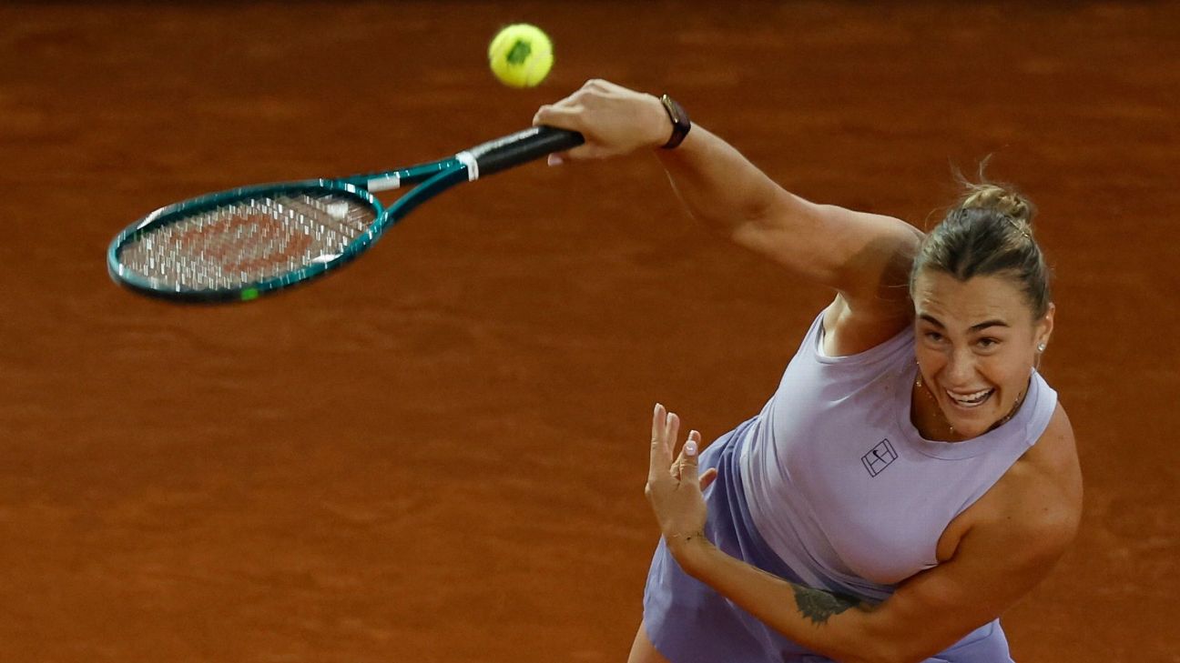 Sabalenka barrió a Svitolina y jugará su cuarta final en el Madrid Open - ESPN