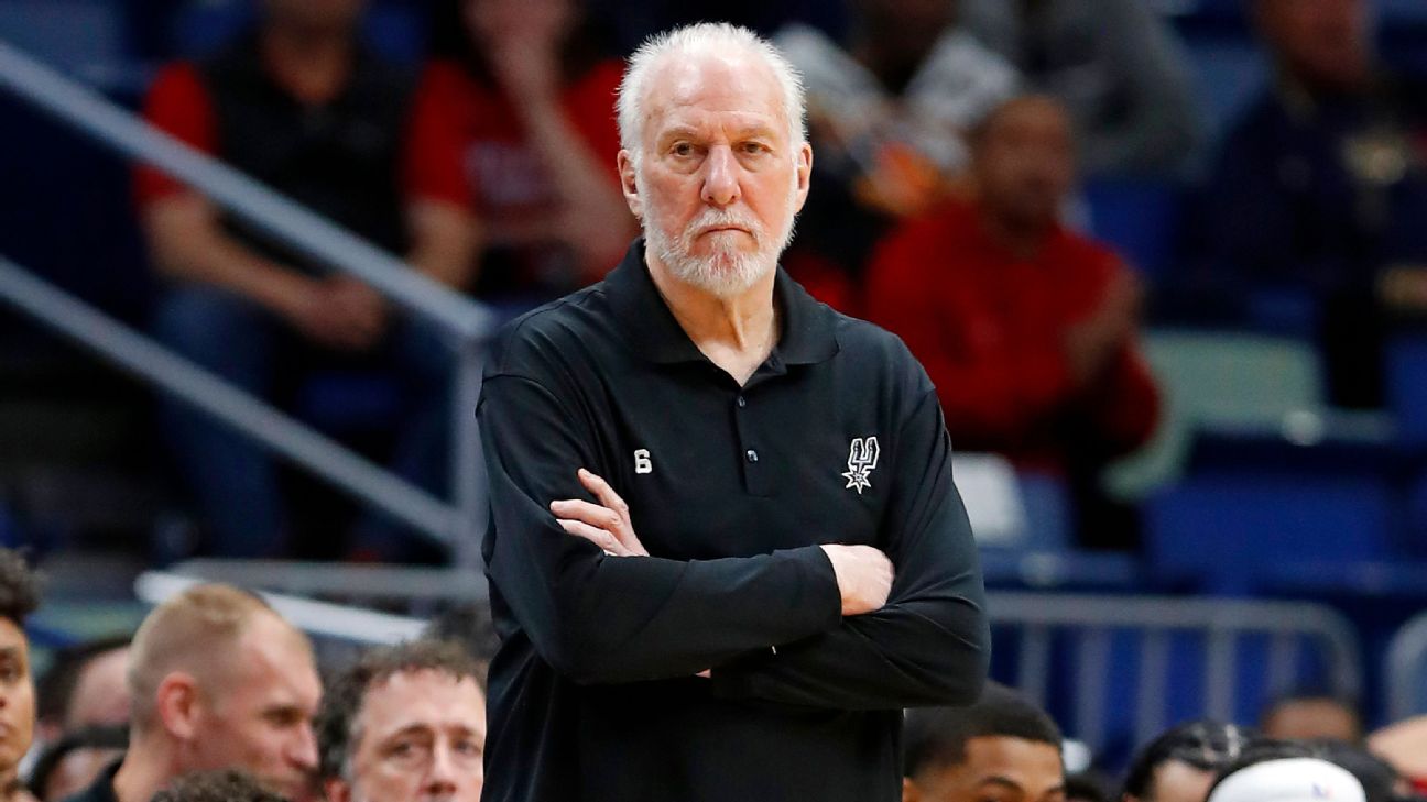 NBA adjusts Gregg Popovich's career record, credits Mitch Johnson with games from '24-25