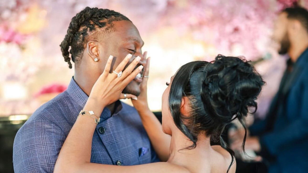 A.J. Brown's Romantic Proposal with John Legend's Performance