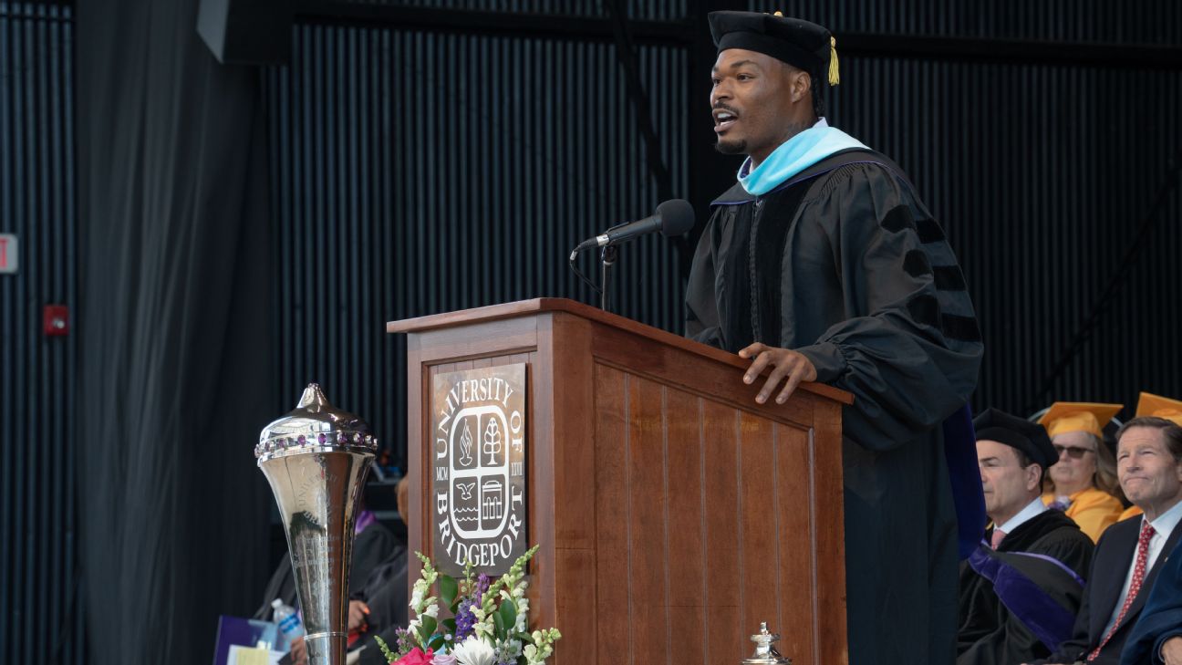 Derwin James Jr.'s Inspiring Commencement Speech for University of Bridgeport