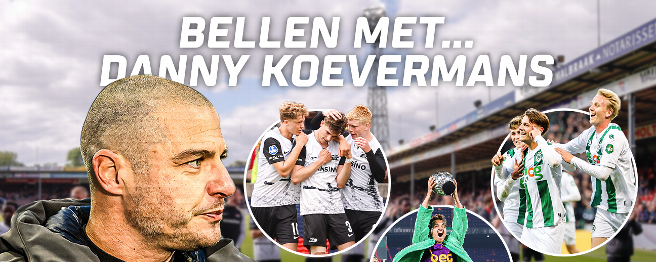 Bellen met Danny Koevermans: "Go Ahead moet de rest van het seizoen nog twee keer per week op stap om de bekerwinst te vieren"