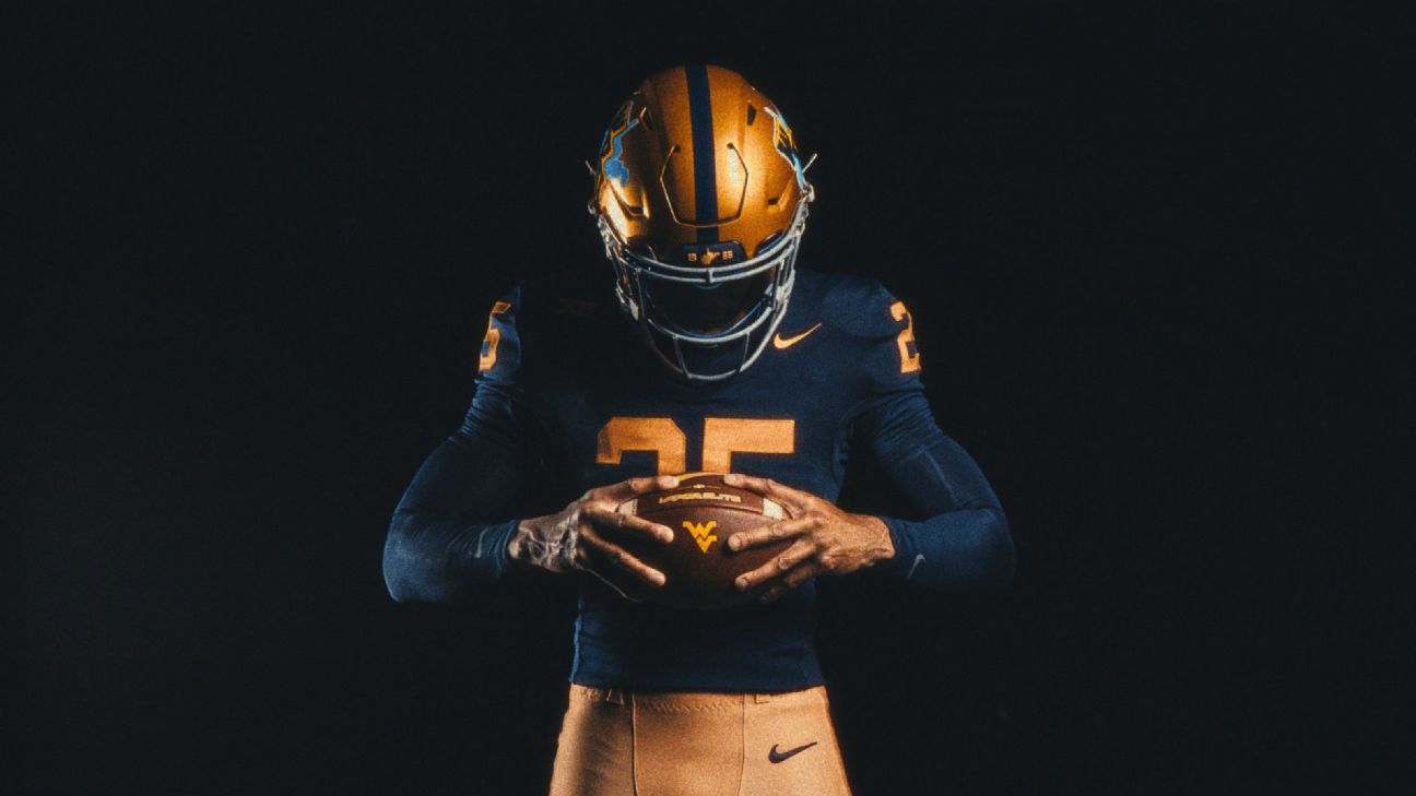 West Virginia Football Unveils Nostalgic 1965-Inspired Uniforms