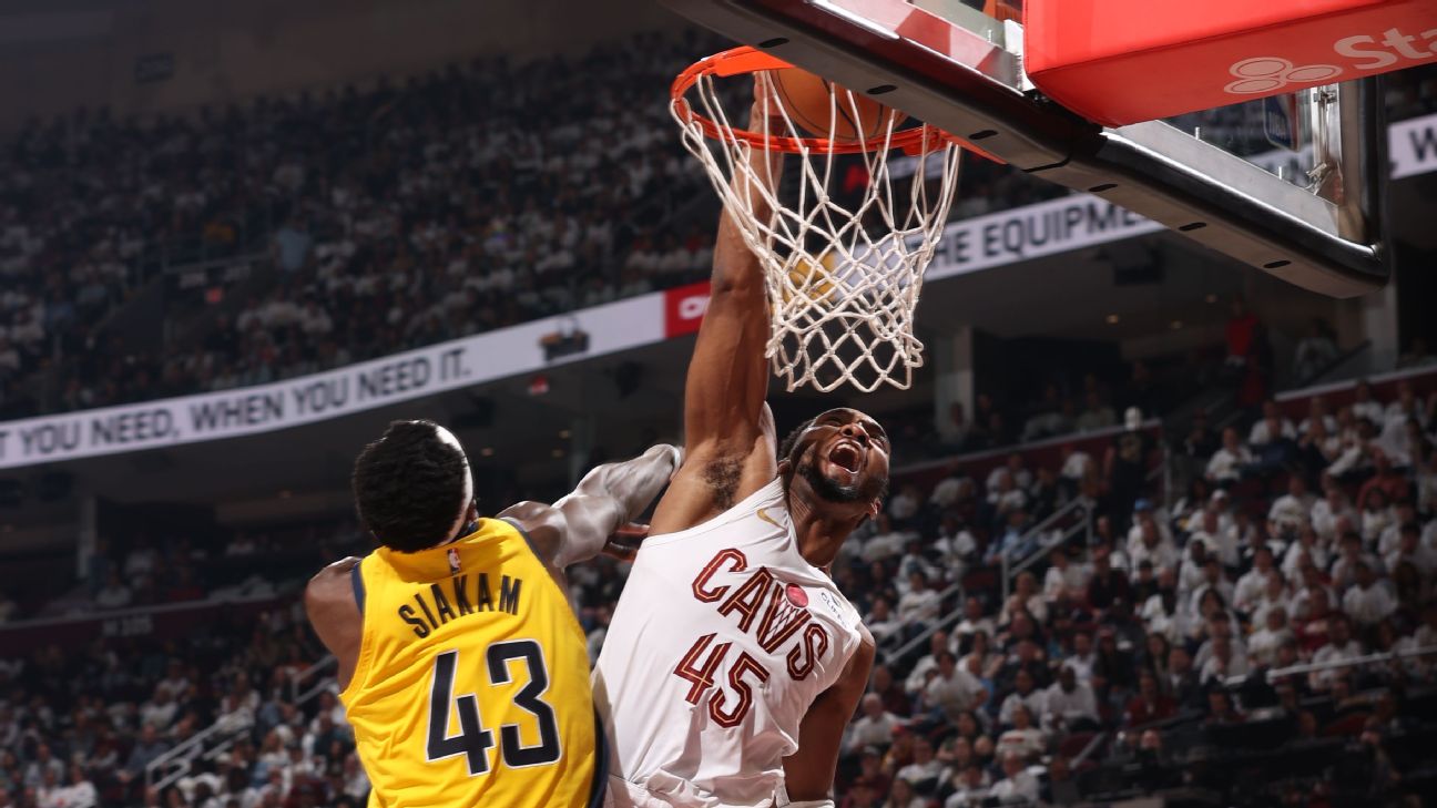 Donovan Mitchell's Spectacular Dunk in Cavaliers-Pacers Game 2