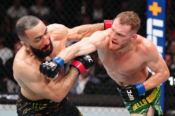 Della Maddalena outslugs Muhammad, wins title at UFC 315