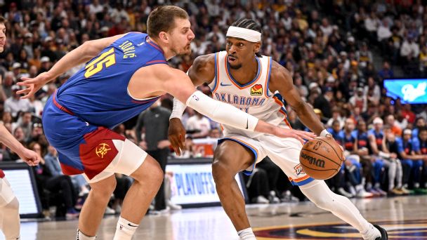 Shai Gilgeous-Alexander and Nikola Jokic are participating in the latest series that involves the top-two in MVP voting for that season.