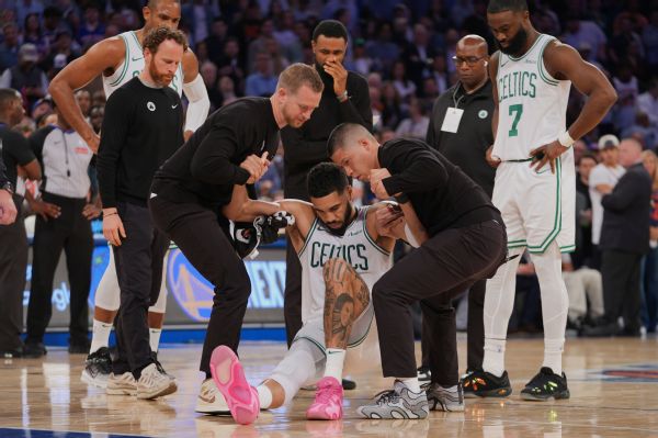 Celtics' Jayson Tatum has surgery on ruptured right Achilles