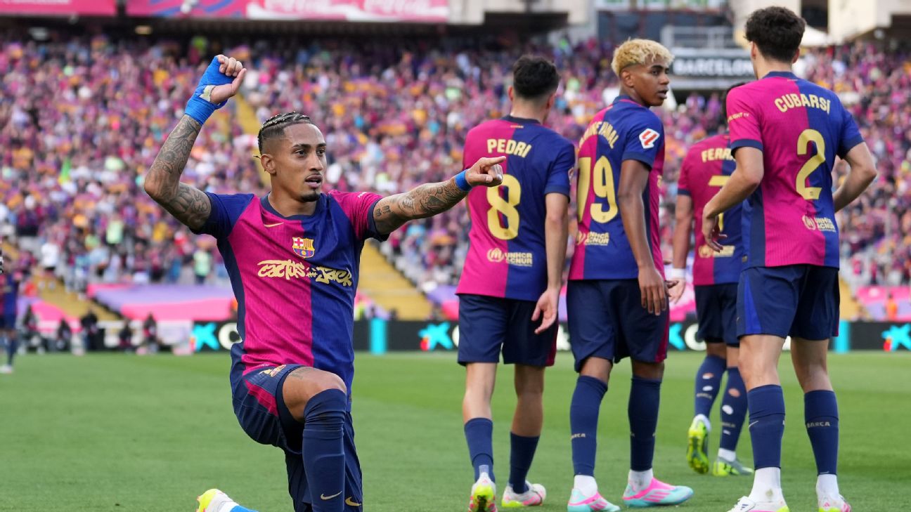 2024-25 European Football Review: Barcelona Shines, Manchester United and Tottenham Struggle