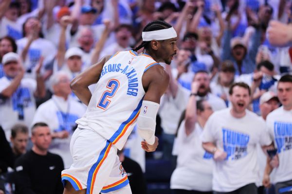 Thunder clutch again, take Game 5 for 3-2 lead vs. Nuggets