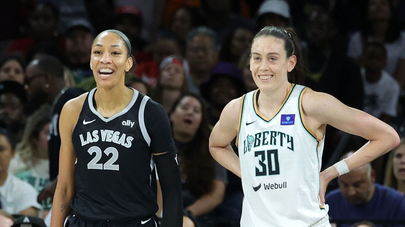 A'ja Wilson, Breanna Stewart headline youth-infused All-WNBA