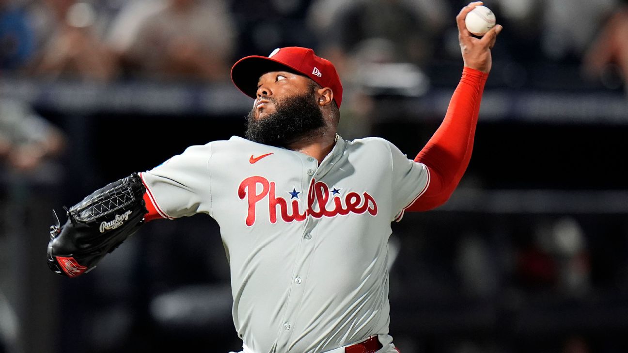 Phillies lefty Jose Alvarado reinstated after 80-game ban - ESPN