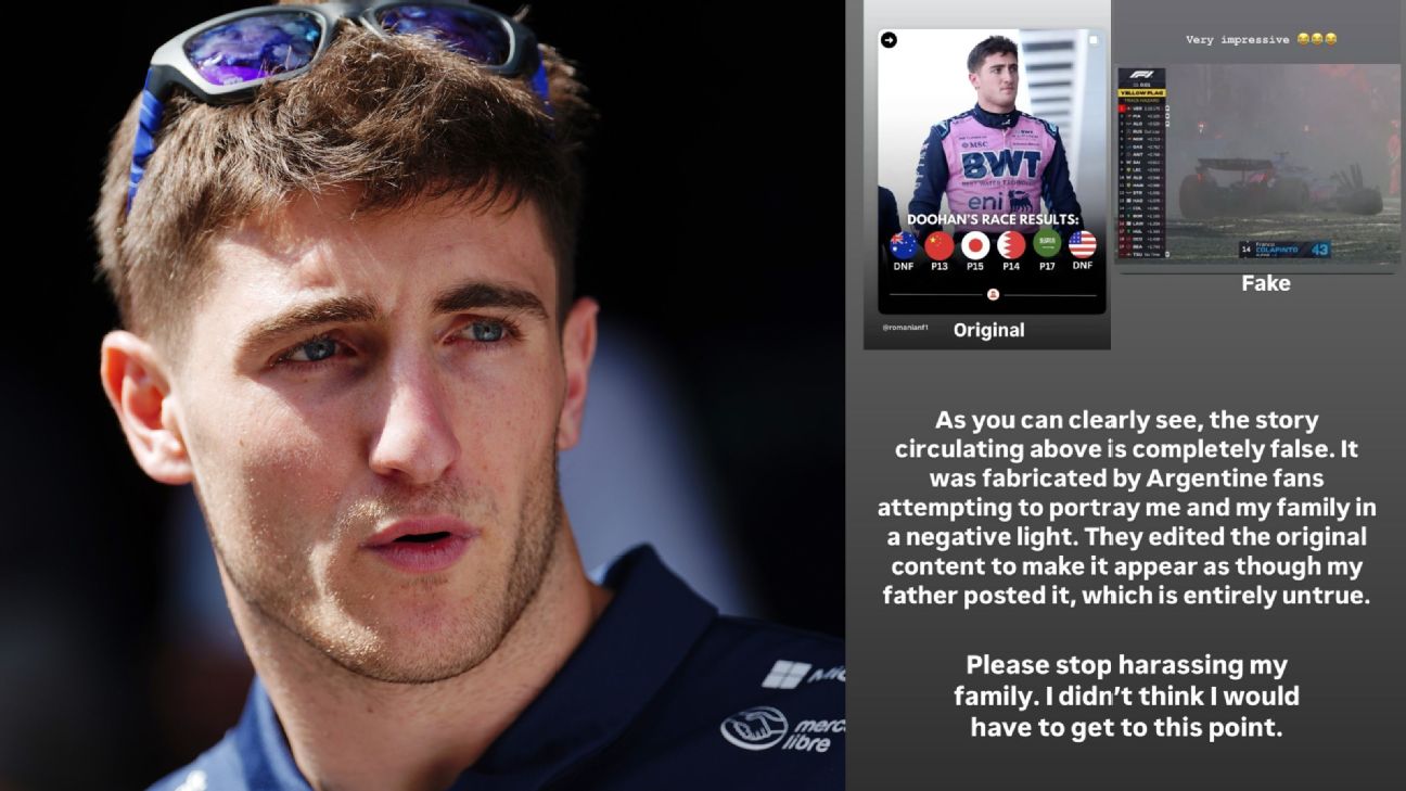 Jack Doohan's Plea: Stop Online Harassment in F1 Racing