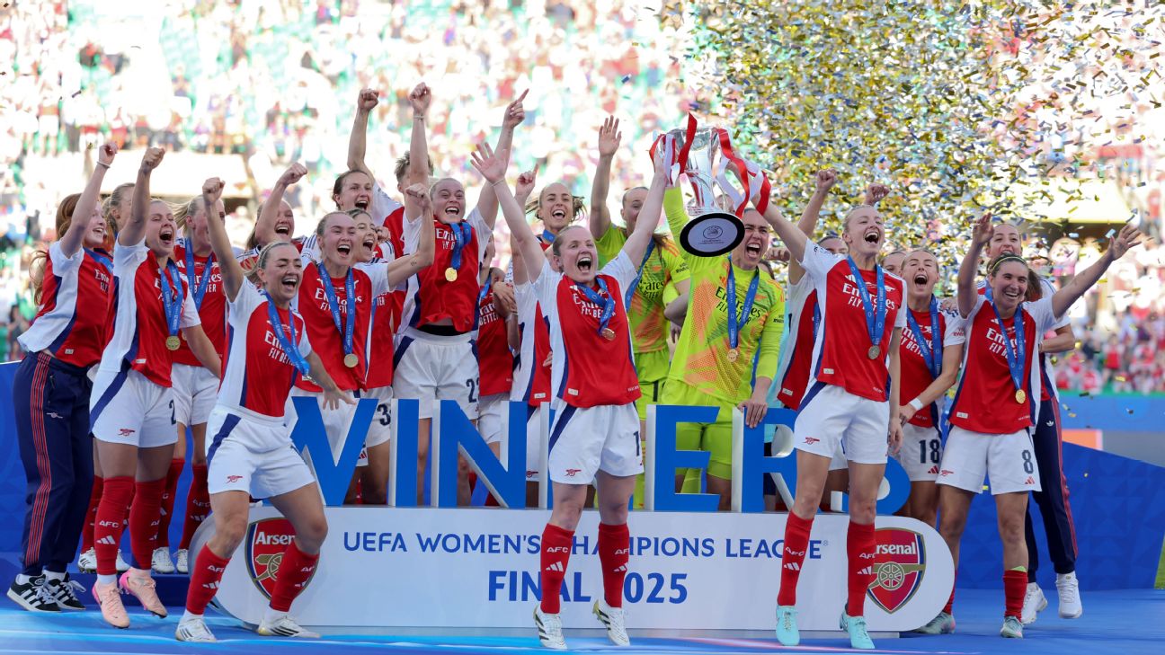 Arsenal's Historic Triumph: Ending an 18-Year Wait to Claim UEFA Women's Champions League Glory