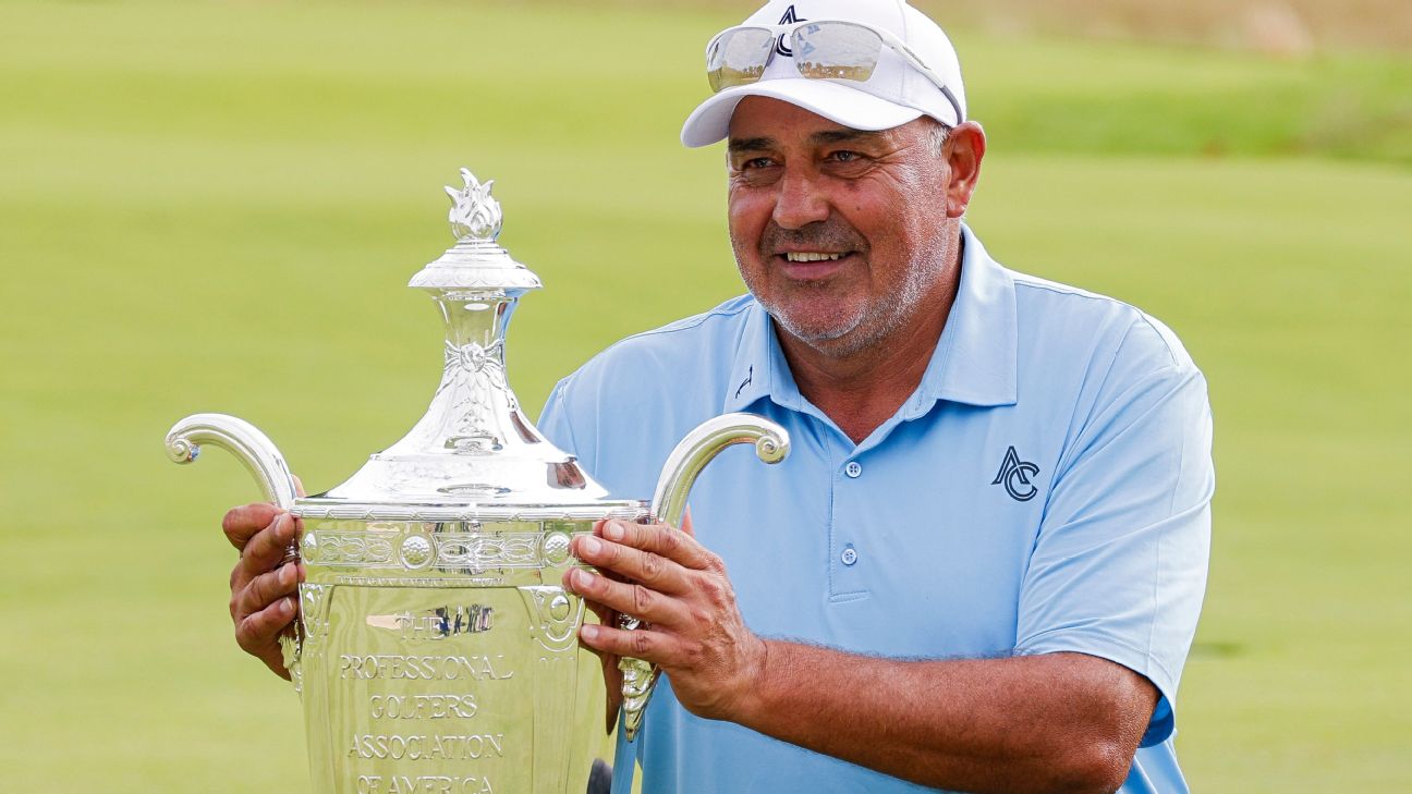 Ángel Cabrera Claims Second Senior Major in a Week at the Senior PGA Championship