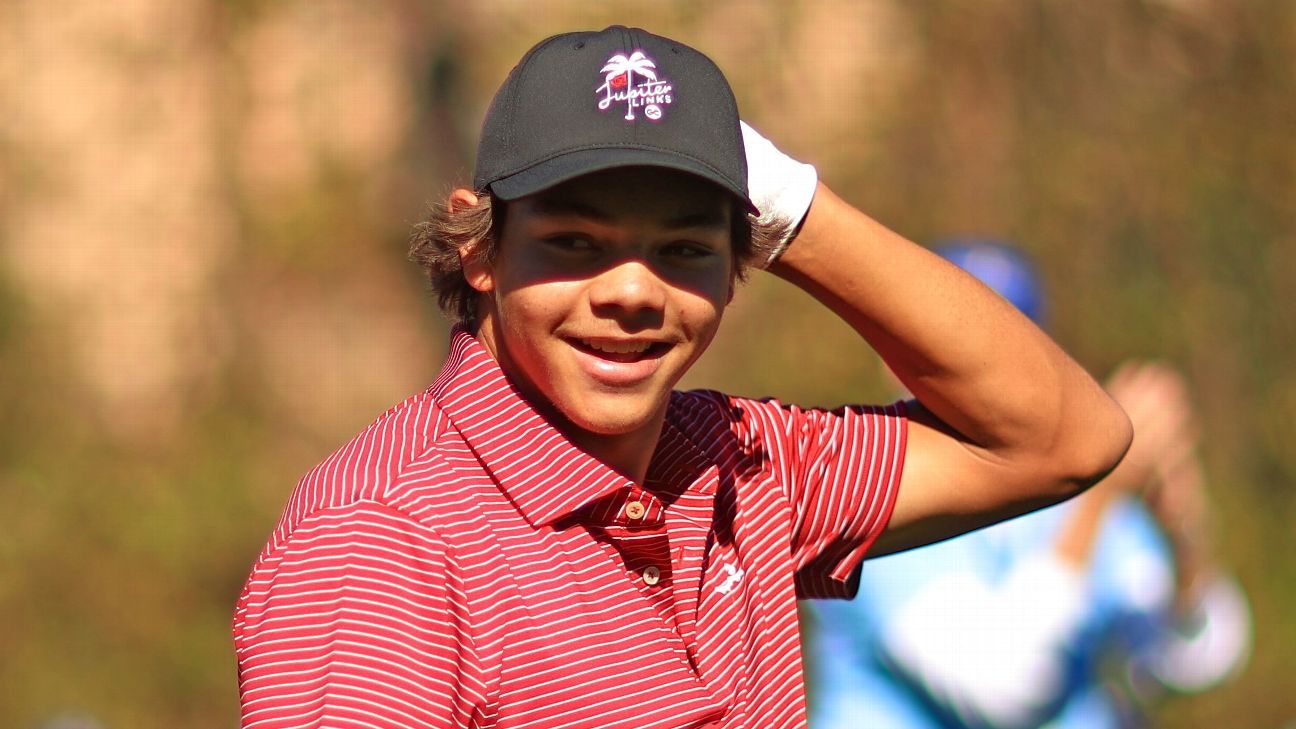 Charlie Woods Shines with a Stellar 6-Under 66 at Junior PGA Championships