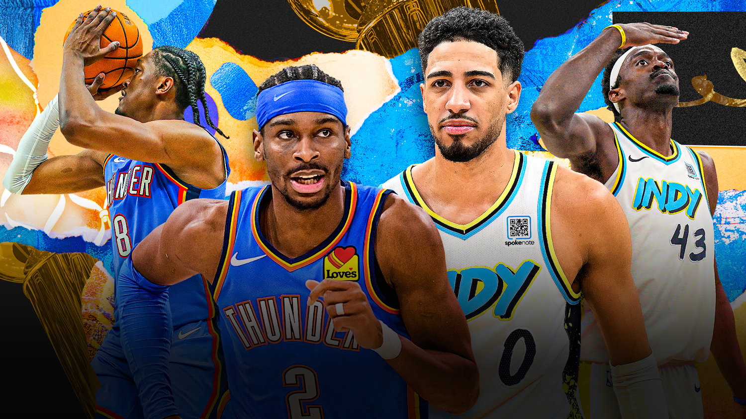 The Oklahoma City Thunder and the Indiana Pacers each look to claim the first championship in franchise history.