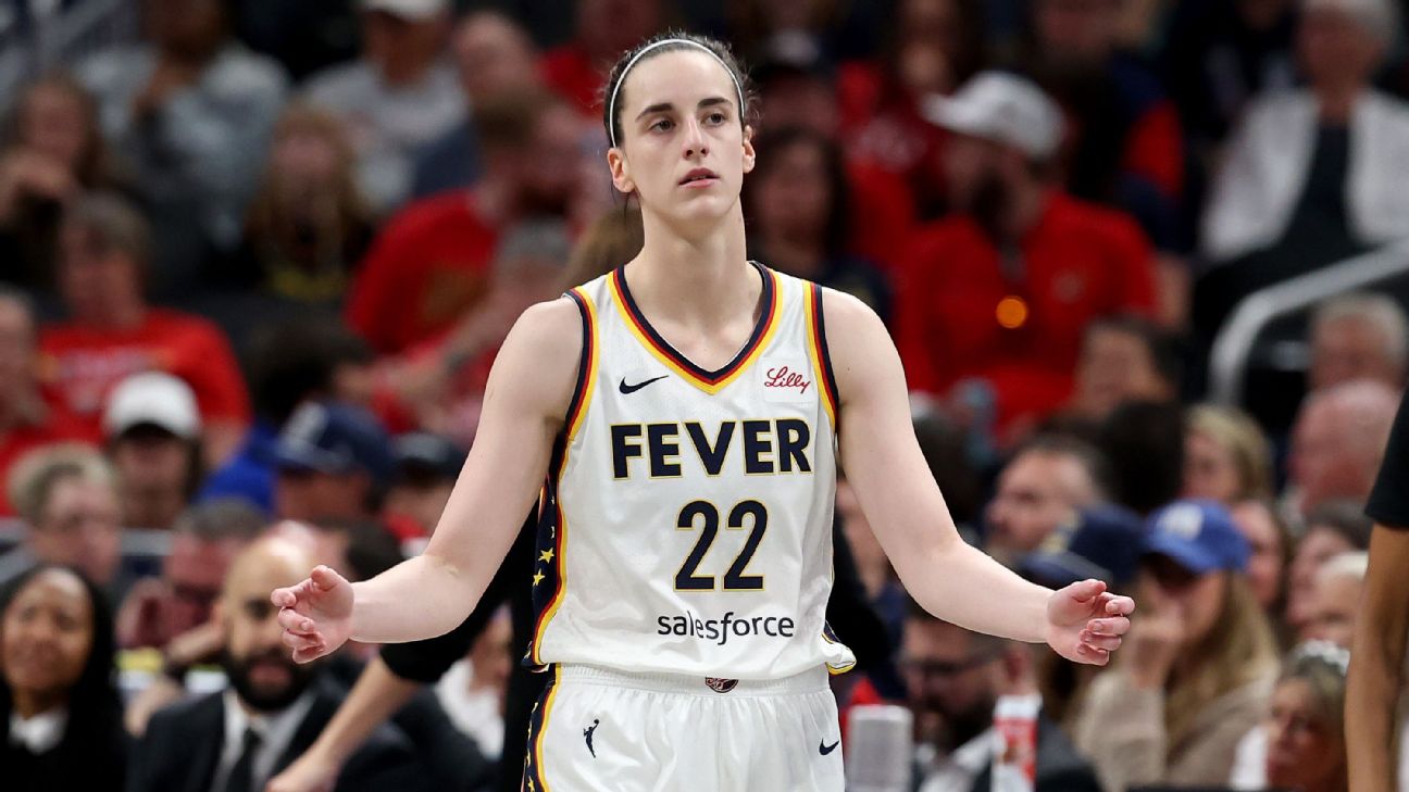 Fever's Caitlin Clark misses game vs. Wings, Paige Bueckers - ESPN