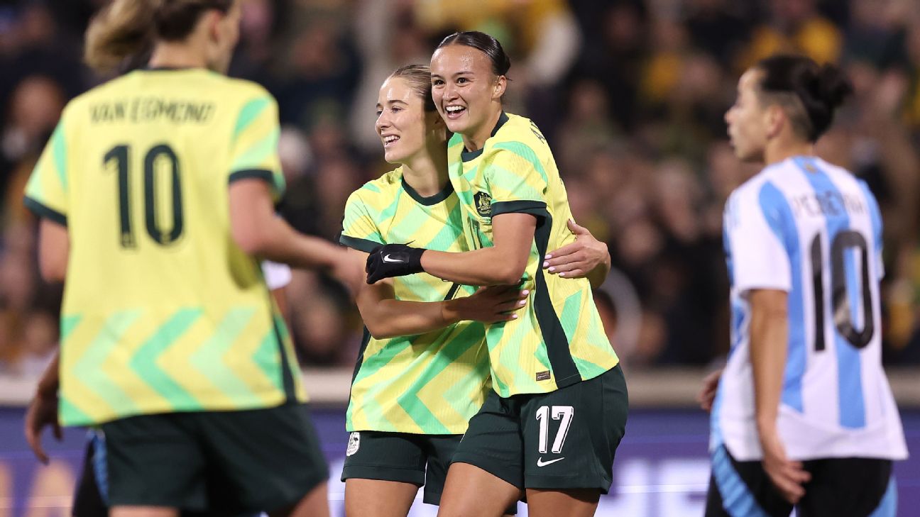 Matildas Dominate Argentina with Stellar Performance Under New Coach Joe Montemurro
