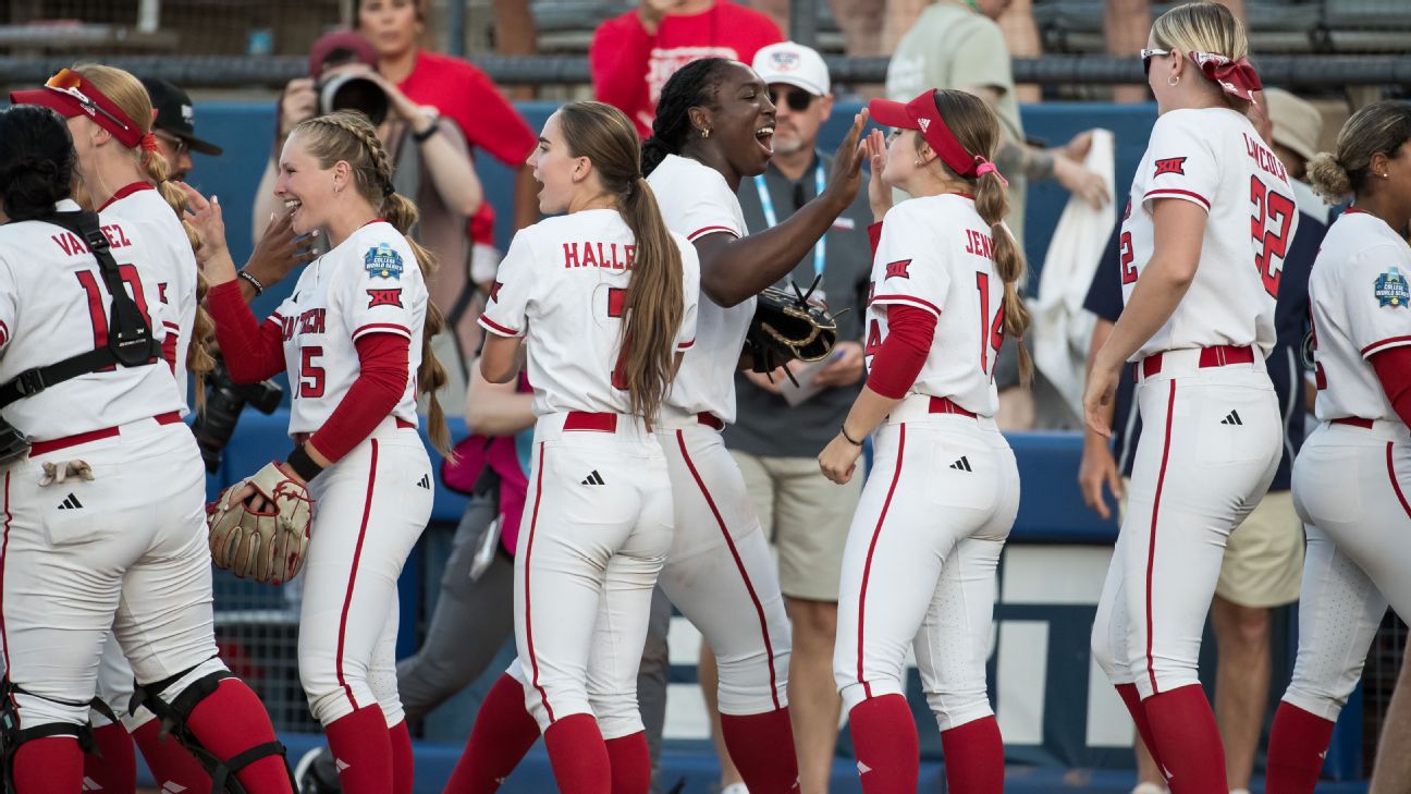Texas Tech Stuns Softball World Ousts Oklahoma to Reach WCWS Finals