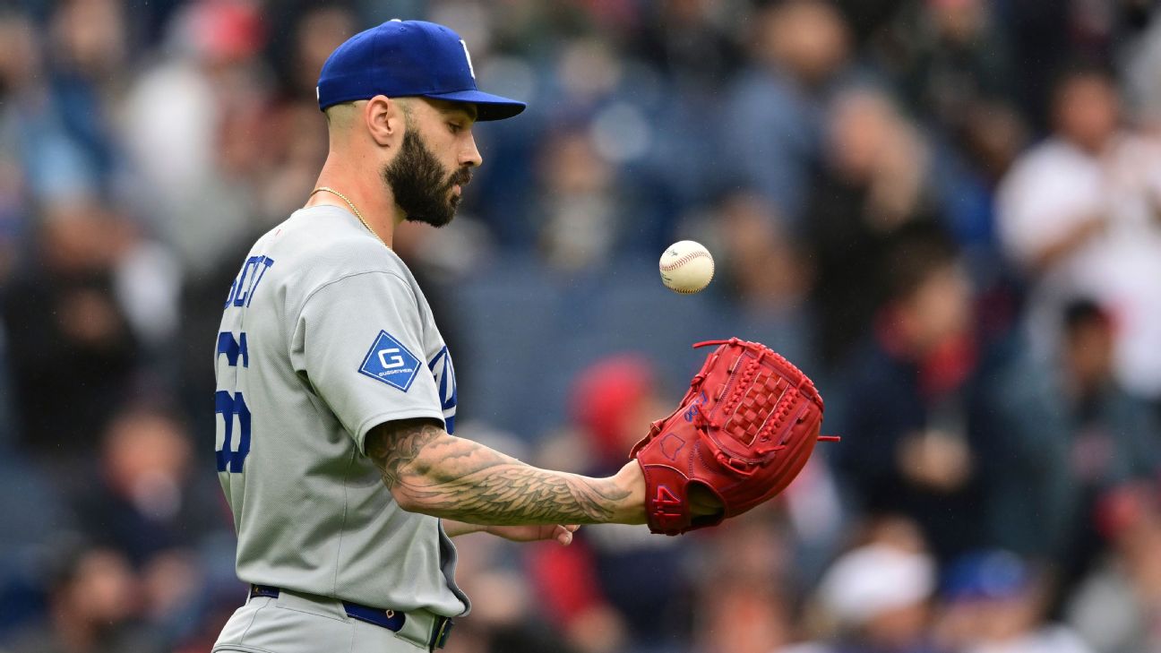 Dodgers reliever Tanner Scott 'just not hitting my locations' - ABC7 Los  Angeles