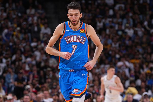 Chet Holmgren could have a dominant night on the boards in Game 1 of the NBA Finals.