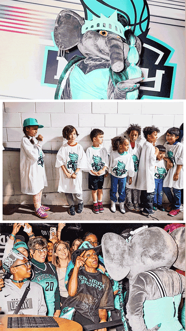 Who is Ellie the Elephant? A day with the New York Liberty icon